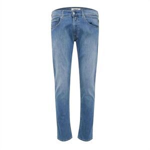 Replay Mens Cotton Denim Straight Jeans / Blue